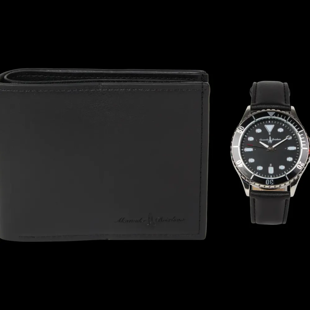 Horloges & Sieraden* Alexander Brixham giftset met horloge en sleutelhanger | Action NL