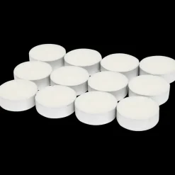 Kaarsen*Candra maxi-theelichten wit Wit | Action NL