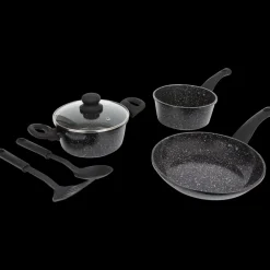 Pannen* Ceramic Marble pannenset met keukengerei | Action NL
