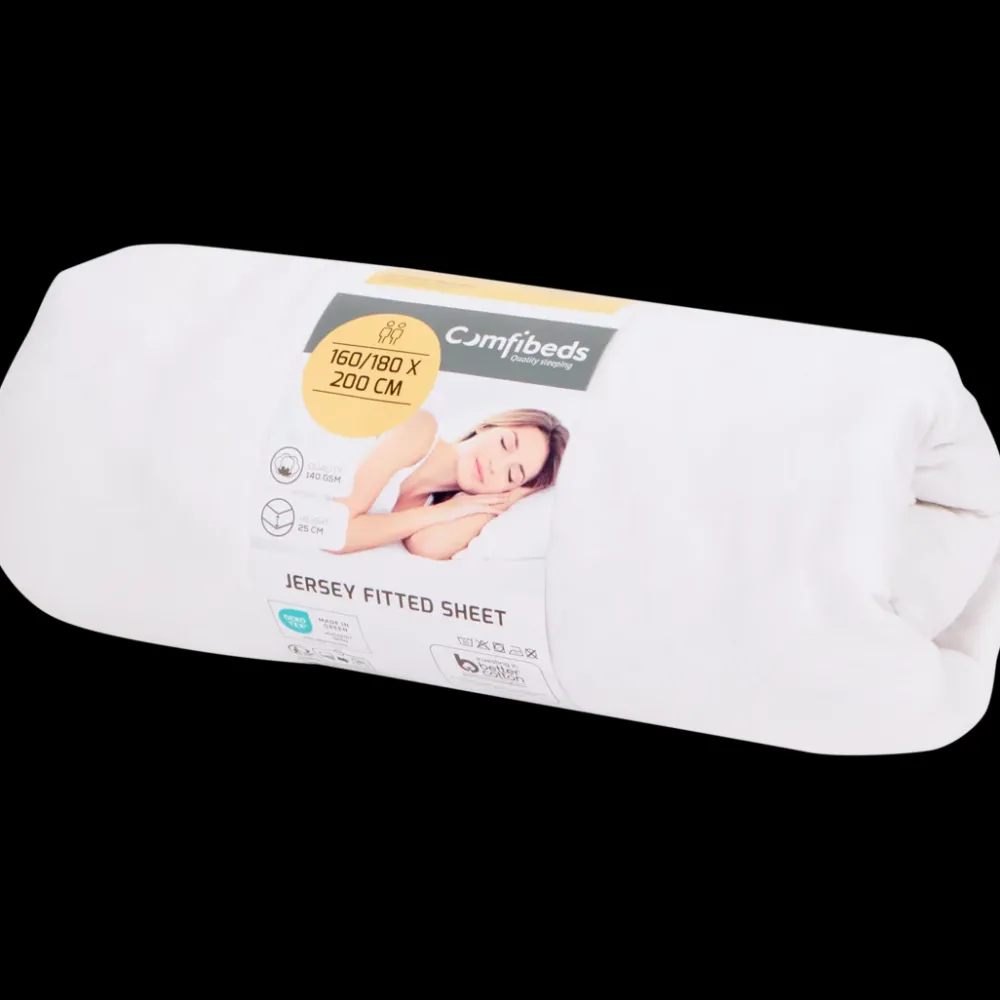 Beddengoed*Comfibeds jersey hoeslaken 160 x 200 cm | Action NL