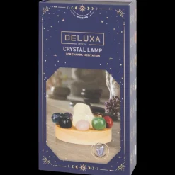 Lampen* Deluxa chakralamp met 8 kristallen | Action NL