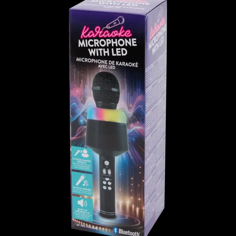 Multimedia Accessoires* Draadloze karaokemicrofoon met licht | Action NL