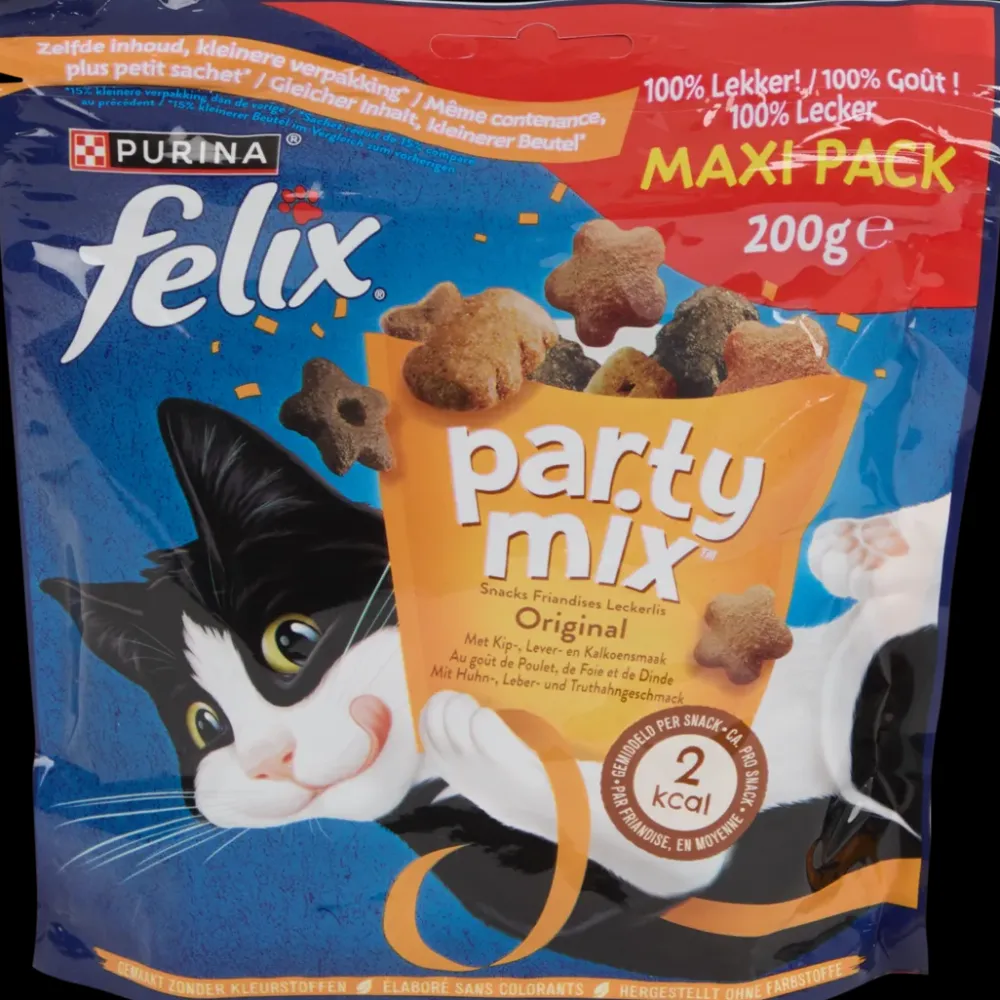 Dierenvoeding|Kat*Felix Party Mix kattensnacks Original | Action NL