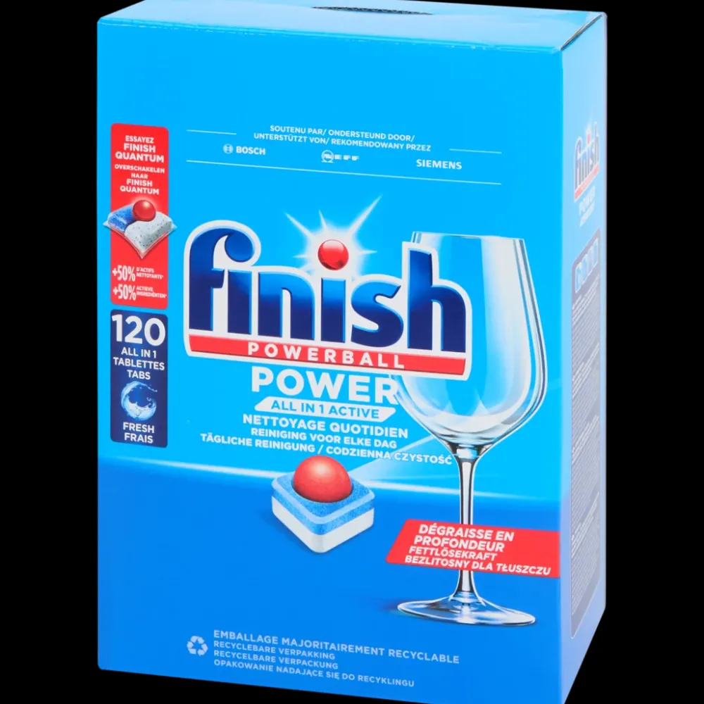 Afwas- & Wasmiddelen* Finish Powerball vaatwastabletten All-in-1 Essential | Action NL