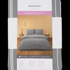 Beddengoed* Flanel dekbedovertrek 240 x 220 cm | Action NL