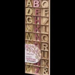 Schilderen* Hobby Flora houten glitter letters | Action NL