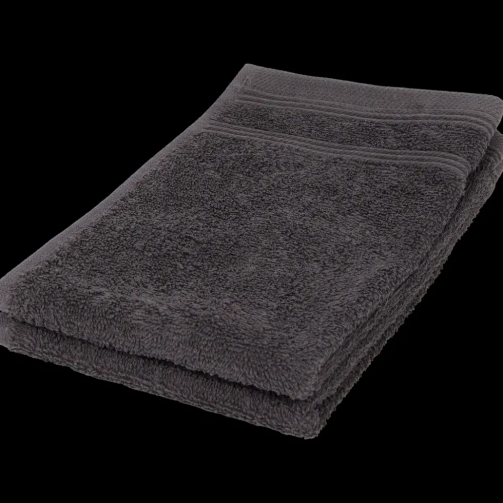 Badtextiel*Hotel Royal gastendoekjes antraciet 30 x 50 cm | Action NL