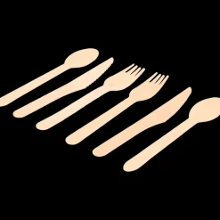 Feestartikelen* Houten bestekset | Action NL