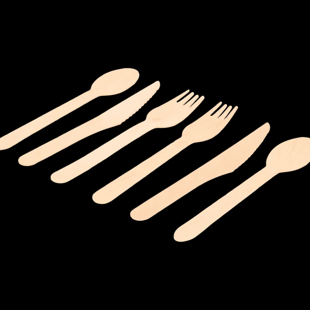 Feestartikelen* Houten bestekset | Action NL