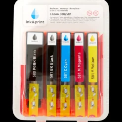 Inktcartridges* Ink & Print inktcartridges Canon 580/581 | Action NL