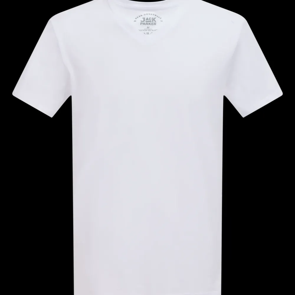 Kleding*Jack Parker T-shirt Wit Man | Action NL