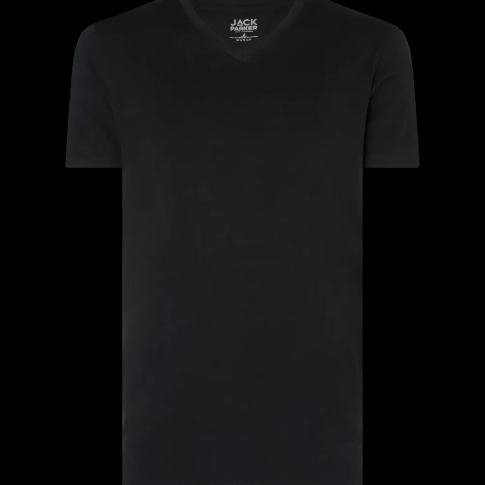 Kleding*Jack Parker T-shirt Zwart Man | Action NL