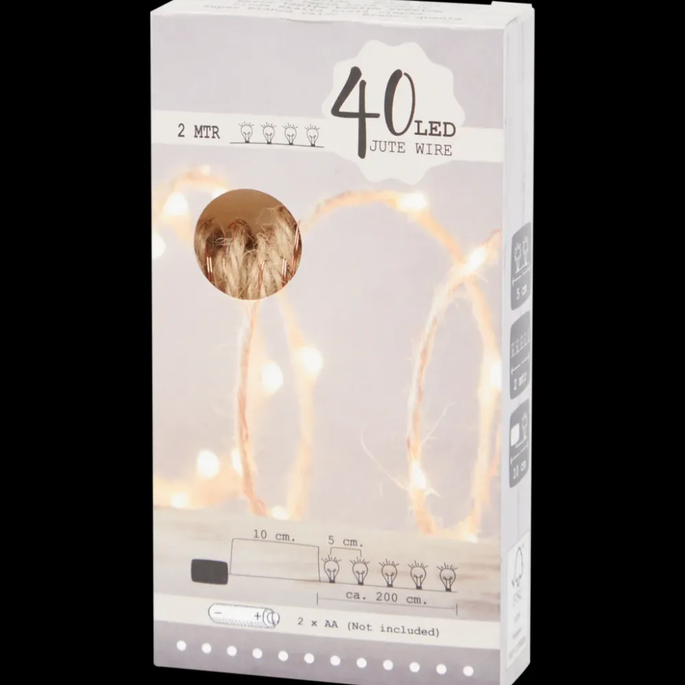 Woonaccessoires* Jute touw met ledverlichting | Action NL
