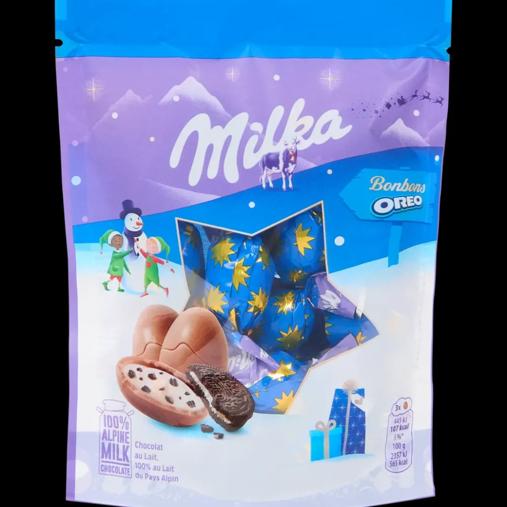 Chocolade*Milka kerstbonbons Oreo | Action NL