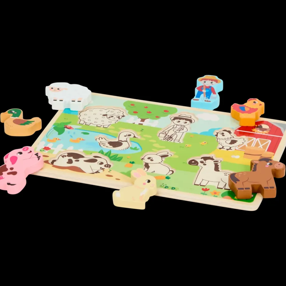 Babyspeelgoed|Houten Speelgoed*Mini Matters houten puzzel | Action NL