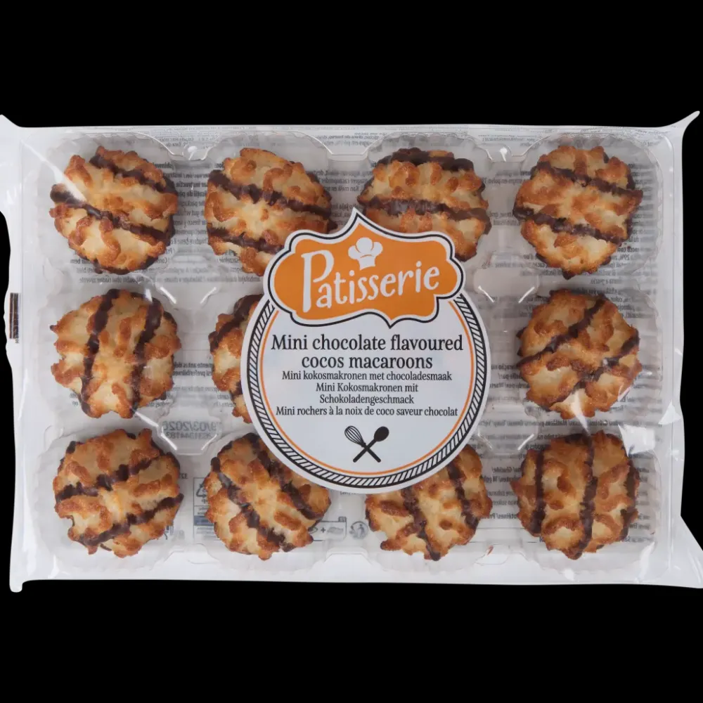 Koek & Bakproducten*Patisserie mini kokosmakronen met chocoladesmaak | Action NL