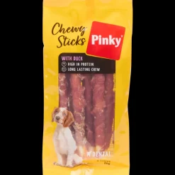 Dierenvoeding|Hond* Pinky hondensnacks Chewy Sticks | Action NL
