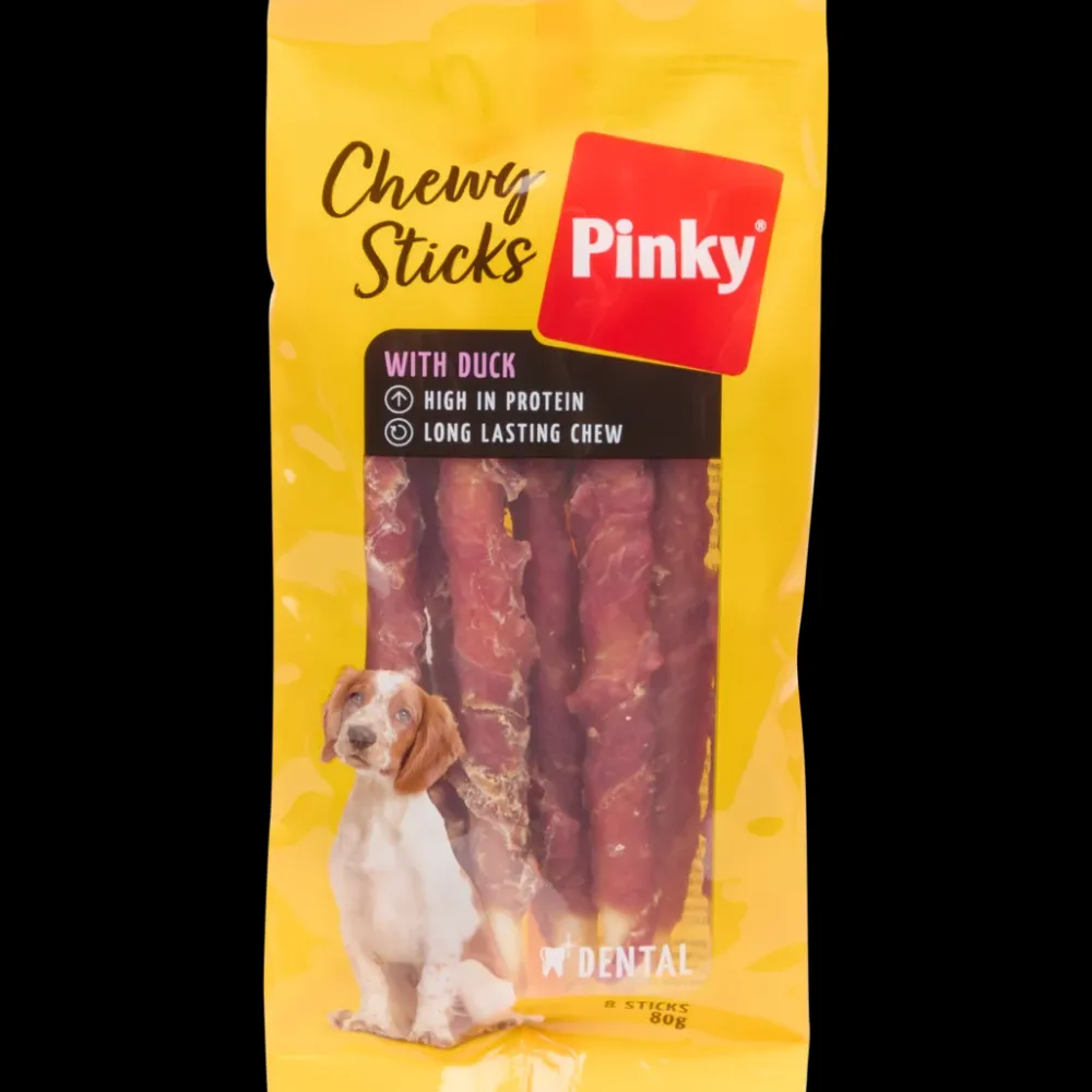 Dierenvoeding|Hond* Pinky hondensnacks Chewy Sticks | Action NL
