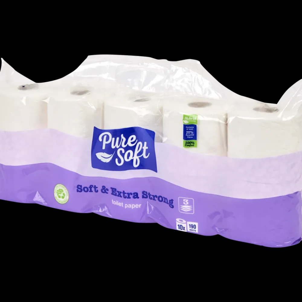 Toilet- & Keukenpapier* Pure Soft toiletpapier Soft & Extra Strong 1.217 kg | Action NL
