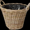 Bloempotten* Rattan mand 39 cm Bruin | Action NL