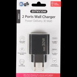 Powerbanks & Opladers*Sitecom snelle wandlader GaN | Action NL