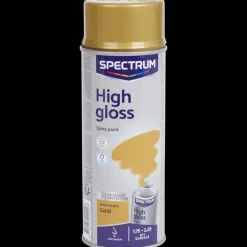 Verf*Spectrum hoogglans spuitverf goud Goud 400 ml | Action NL