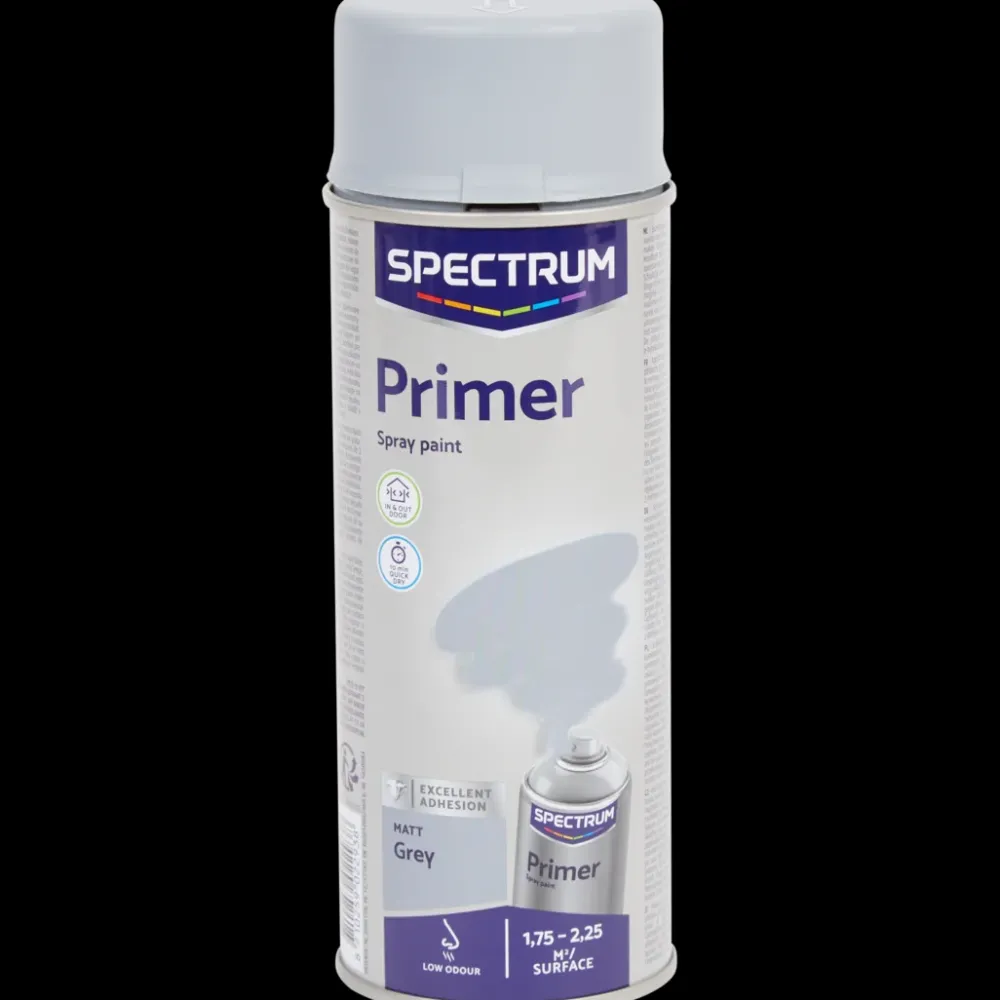 Verf*Spectrum primer spuitverf mat grijs Grijs 400 ml | Action NL