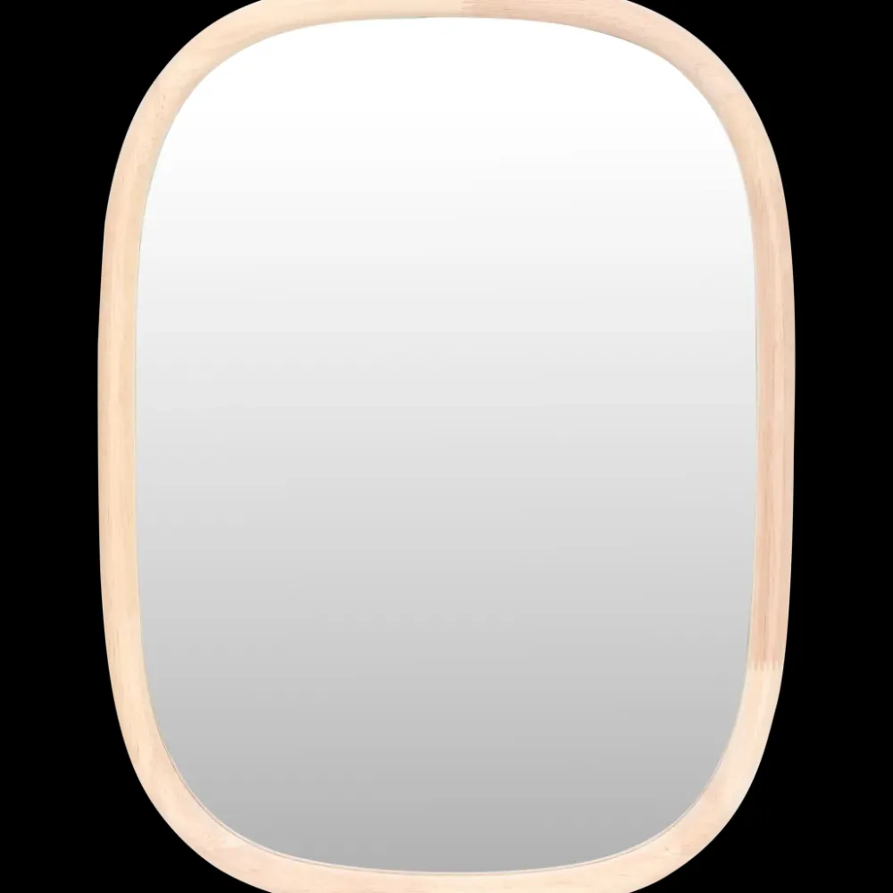 Wanddecoratie* Spiegel met houten frame | Action NL