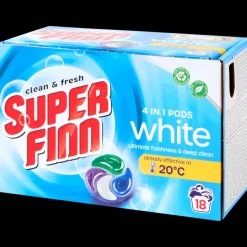 Afwas- & Wasmiddelen*Superfinn 4-in-1 pods White | Action NL