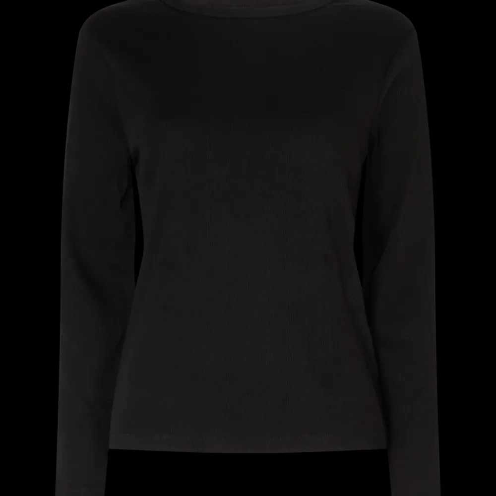 Kleding* T-shirt met ribstof Vrouw | Action NL